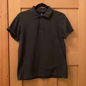 Uniqlo grey/charcoal polo